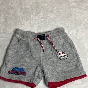 Marc Jacobs Kids' Gray Shorts with Red Accents 18Months